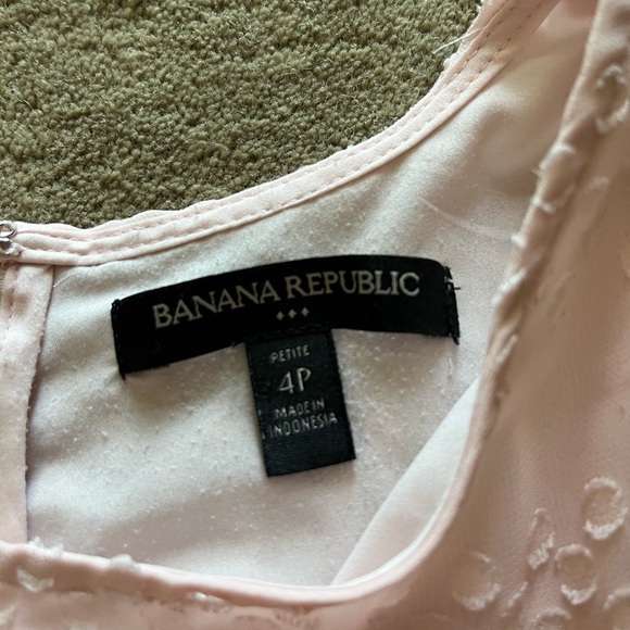 Banana Republic Cream Ruffled Peplum Blouse - Picture 2 of 6